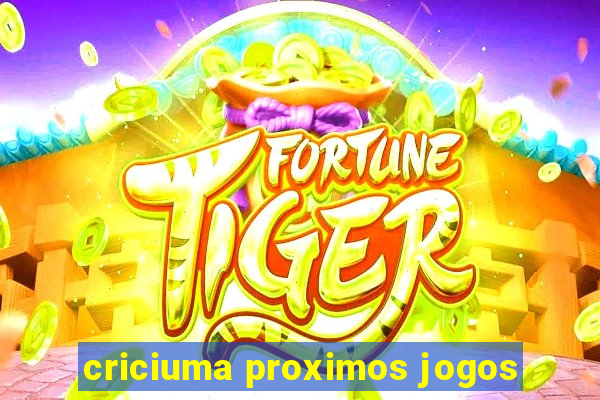 criciuma proximos jogos